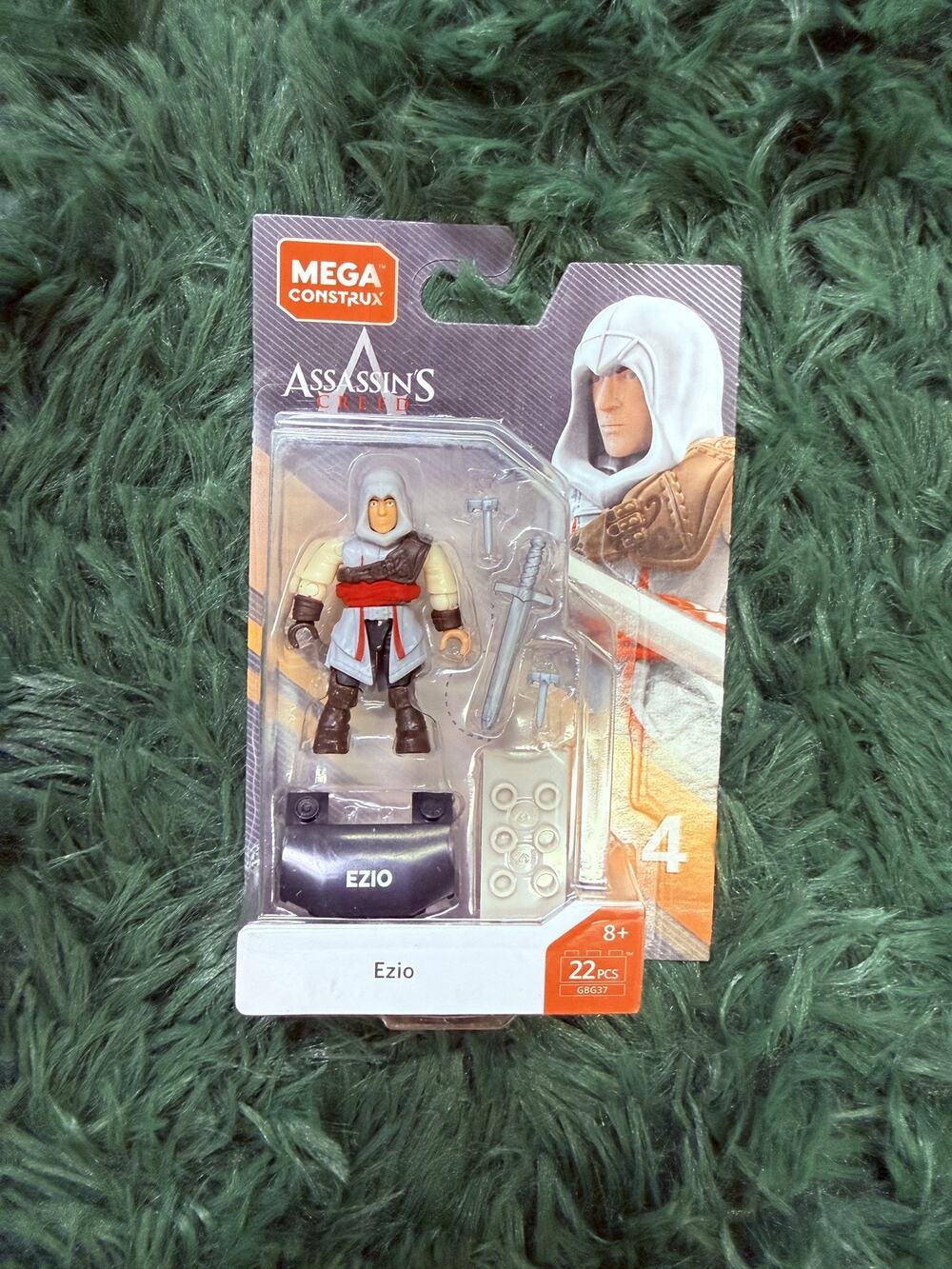 Mega Construx Assassin's Creed Ezio Action Figure GBC37 New Sealed 22 Pcs 8+